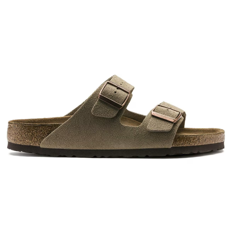 Sendale-en cuir-Birkenstock semelle intérieure douce et-médicale - Beige Taupe
