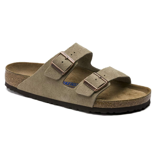 Sendale-en cuir-Birkenstock semelle intérieure douce et-médicale - Beige Taupe