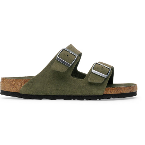 Sendale-en cuir-Birkenstock semelle intérieure douce et-médicale - Tonal au thym