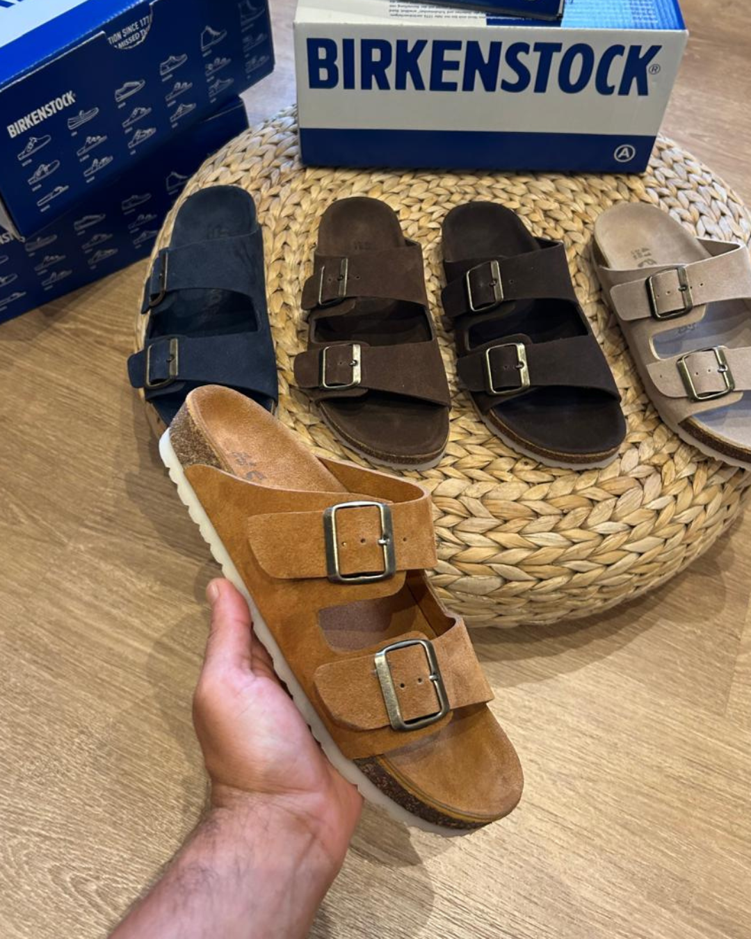 Sandale en cuir Maibulun - Marron Clair ++