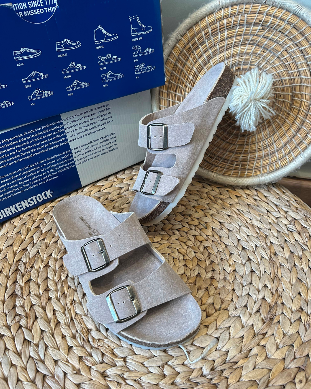 Sandale en cuir Maibulun - Taupe ++