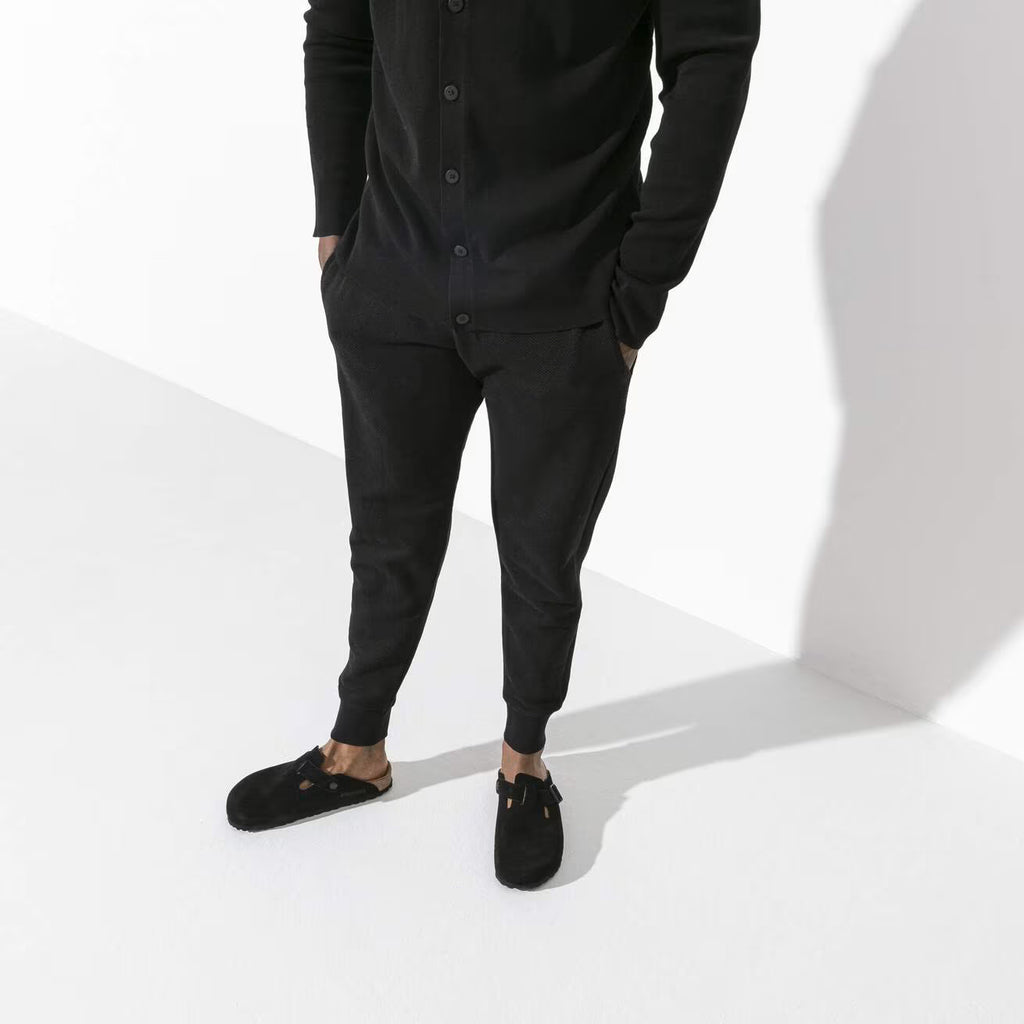 Sabot-en cuir-Birkenstock semelle intérieure douce et-médicale - Noir